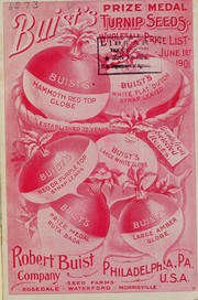 Cover of: Buist's wholesale price list