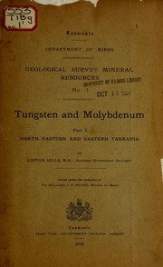 Cover of: Tungsten and molybdenum