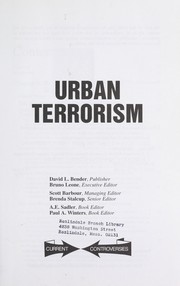 Cover of: Urban terrorism