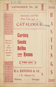 Cover of: Summer and fall price list and catalogue: garden seeds, bulbs and roses for 1901