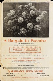 Cover of: for October 1901 delivery [bulletin and price list]