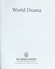 Cover of: World Drama
