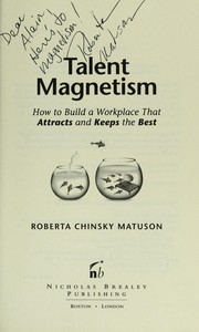 Cover of: Talent magnetism
