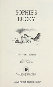 Cover of: Sophie's Lucky