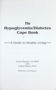 Cover of: The hypoglycemia/diabetes cope book