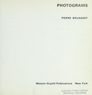 Cover of: Photograms.