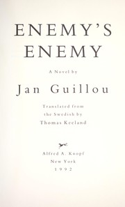 Cover of: Enemy's enemy: a novel