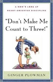 Cover of: Don't Make Me Count to Three
