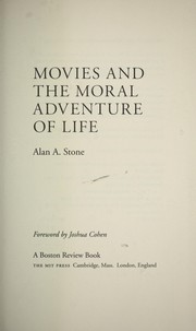 Cover of: Movies and the moral adventure of life