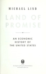 Cover of: Land of promise: an economic history of the United States