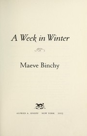 a week in winter by Maeve Binchy