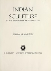 Cover of: Indian sculpture in the Philadelphia Museum of Art