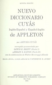 Cover of: Appleton's new Cuyás English-Spanish and Spanish-English dictionary.