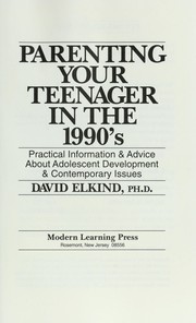 Cover of: Parenting Your Teenager in the 1990's