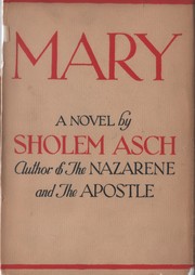 Cover of: Mary by Asch, Sholem