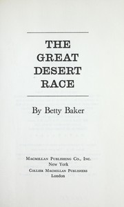 Cover of: The great desert race