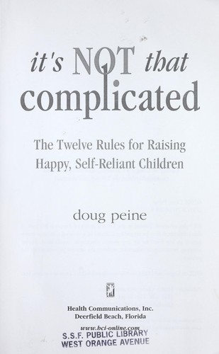 It's not that complicated by Doug Peine