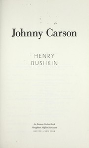 Johnny Carson by Henry Bushkin