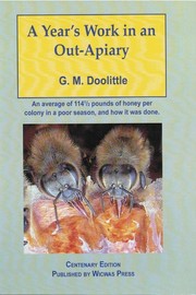 Cover of: A Year's Work in the Out-Apiary