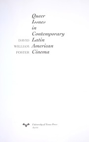 Cover of: Queer issues in contemporary Latin American cinema by David William Foster