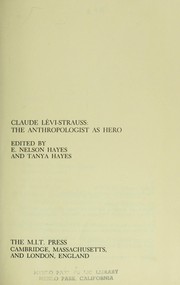 Claude Lévi-Strauss by Eugene Nelson Hayes