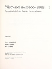 Cover of: Summaries of alcoholism treatment assessment research