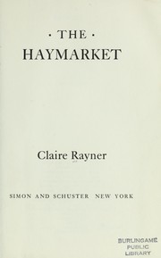 Cover of: The Haymarket.
