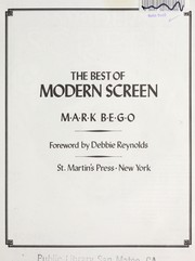Cover of: The best of Modern screen magazine