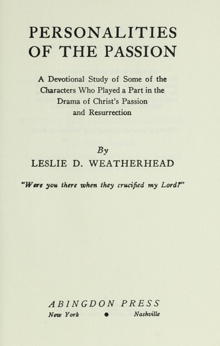Personalities of the passion