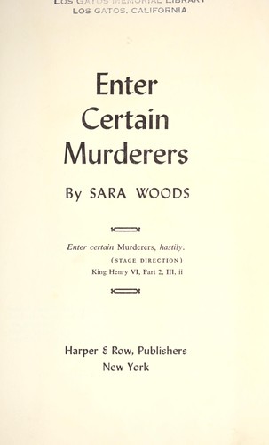 Enter certain murderers.