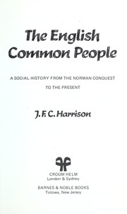 Cover of: The common people by Harrison, J. F. C.