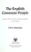 Cover of: The common people