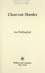 Cover of: Clear-cut murder