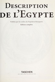 Description de l'Egypte by Napoléon Bonaparte, Gilles Néret