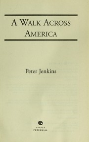 Cover of: A walk across America
