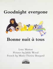 Cover of: Goodnight everyone [sound recording] = Bonne nuit à tous