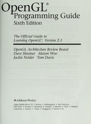 Cover of: OpenGL programming guide : the official guide to learning OpenGL, version 2.1