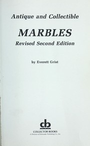 Cover of: Antique and Collectible Marbles