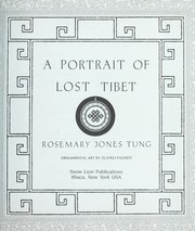 Cover of: A portrait of lost Tibet