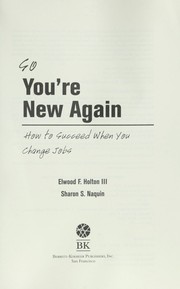 Cover of: So you're new again