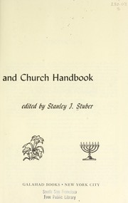Cover of: The illustrated Bible and church handbook