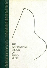 Cover of: The International Library of Piano Music