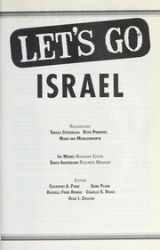 Let's go Israel by Iya Megre, Courtney A. Fiske