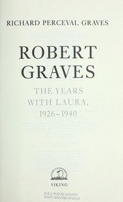 Cover of: Robert Graves by Robert Graves