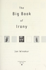 Cover of: The big book of irony