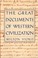 Cover of: The Great Documents of Western Civilization