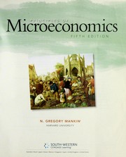 Cover of: Principles of microeconomics by N. Gregory Mankiw