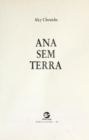 Cover of: Ana sem terra