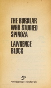Cover of: The Burglar Who Studied Spinoza by Lawrence Block