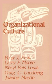 Cover of: Organizational culture by [edited by] Peter J. Frost ... [et al.].